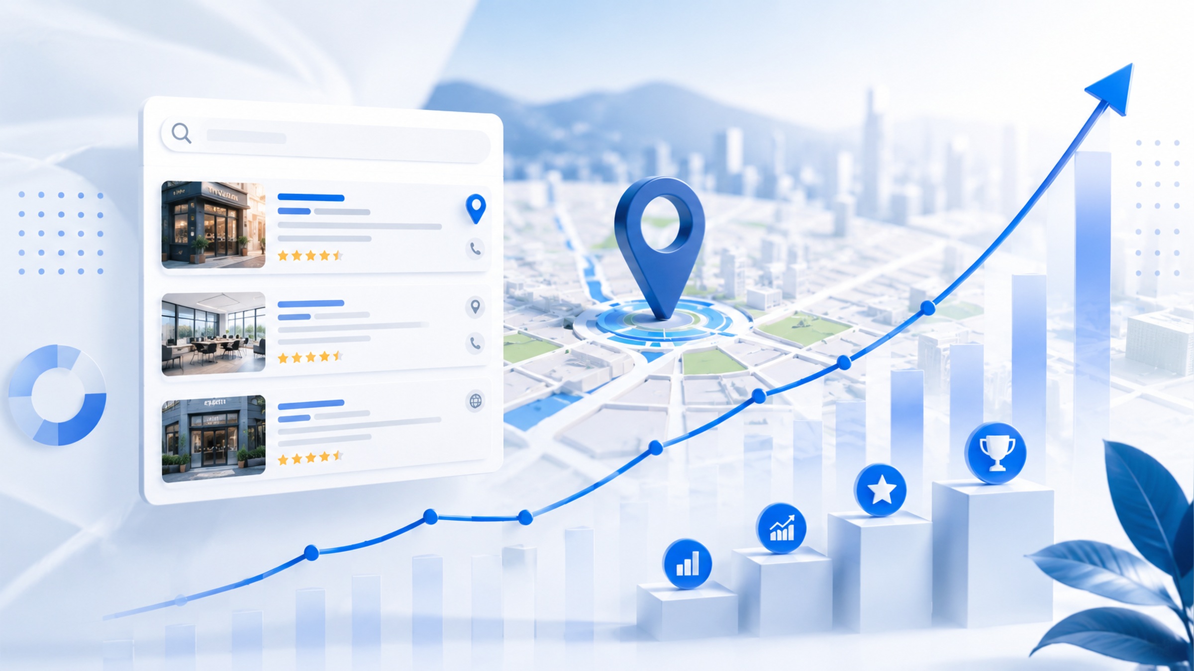 Visualisierung von lokaler Suche, Rankings und digitaler Sichtbarkeit